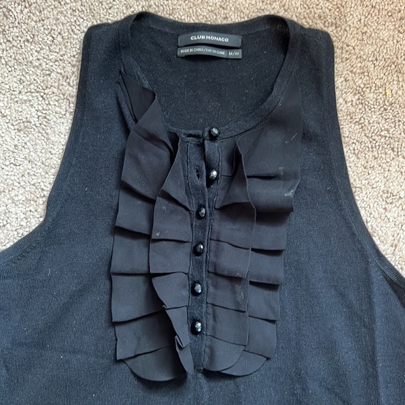 Club Monaco tuxedo tank top - Picture 2 of 5